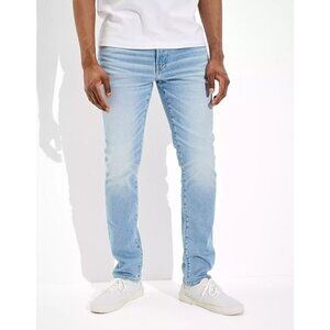 American Eagle AEO Light Wash Stretch Skinny Jeans 28 X 30